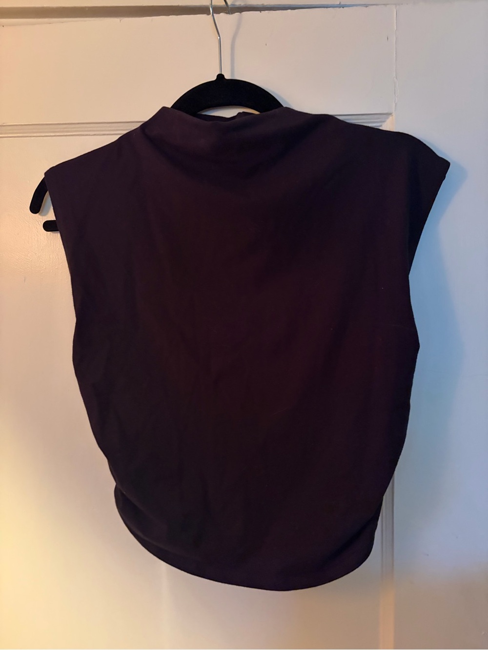 Reformation Mock Neck Top - Black